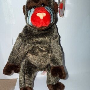 Cheeks Charming Plush Monkey with Red Face